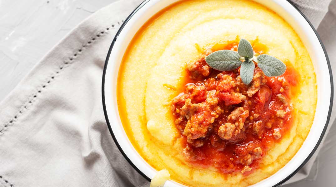 Polenta and Meat