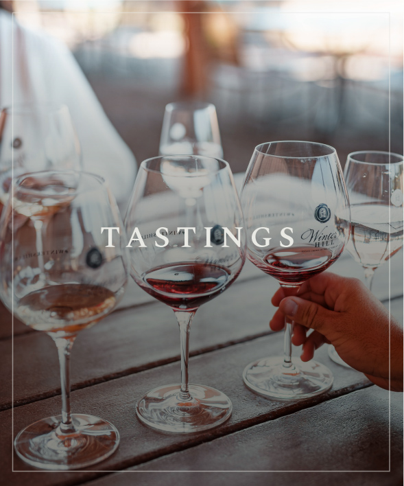 Winter's Hill Wine offers small and large group wine tastings.