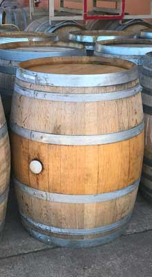 Wine barrels available for sale from Winter's Hill Estate