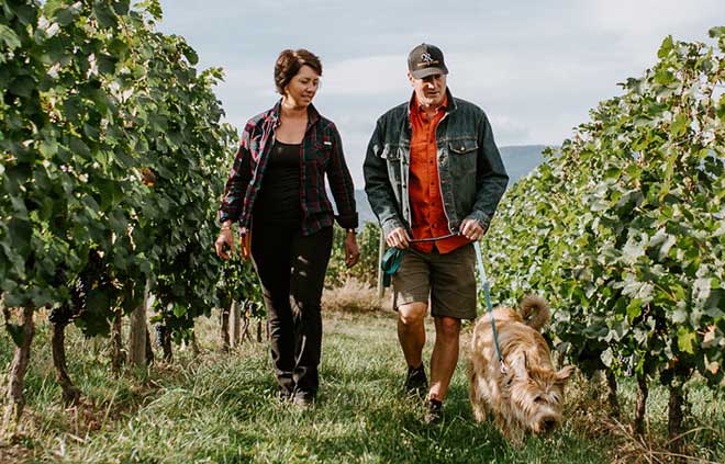 Penelope and Dylan Roche of Roche Wines