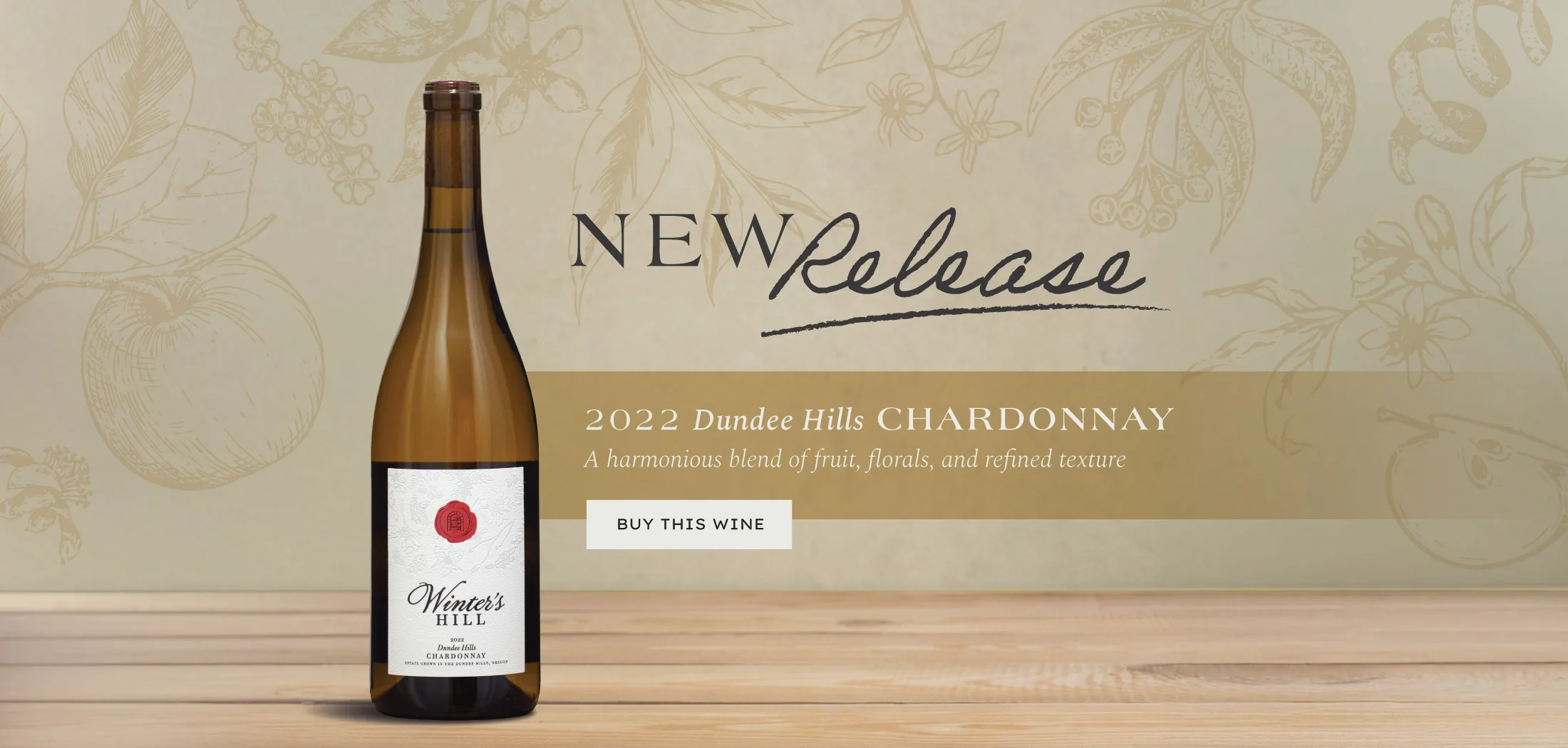 Winter's Hill Newest Release - 2022 Dundee Hills Chardonnay